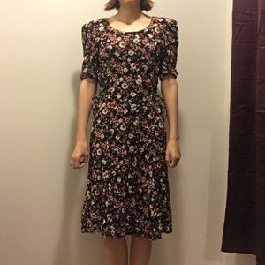 Vintage Floral Dress